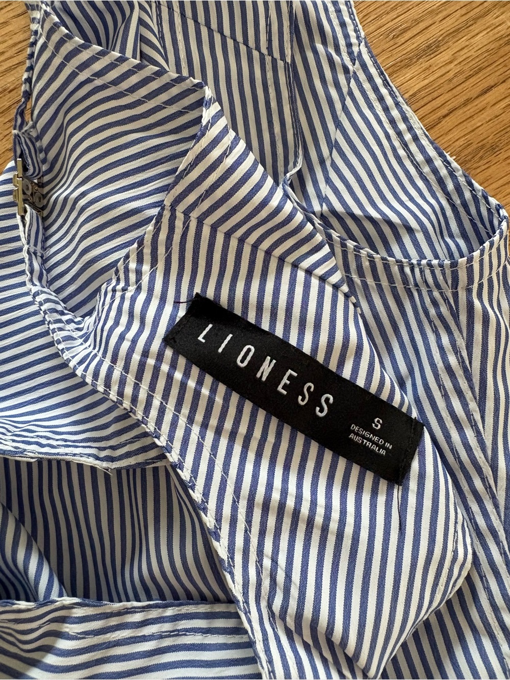 Lioness Blue and White Striped Top & Skort Set - Picture 7 of 7